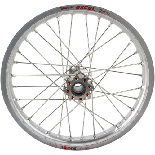 EXCEL 2F7AS40 Excel Wheel Assembly - Pro Series - 32 Spoke - Front - Silver Hub/Rim - 21X1.6 2F7As40