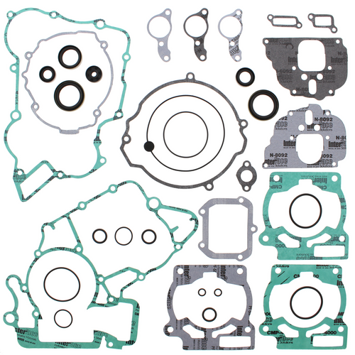 Vertex 811309 Vertex Complete Gasket Set With Oil Seals 811309