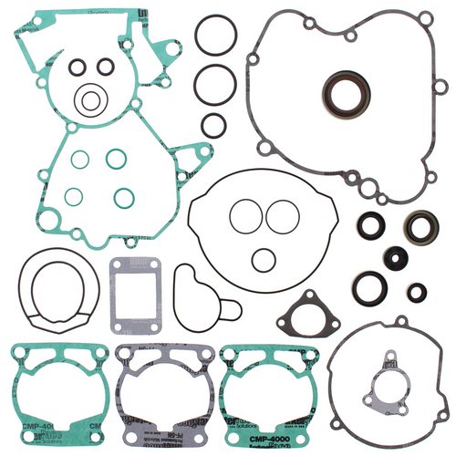 Vertex 811338 Vertex Complete Gasket Set With Oil Seals 811338