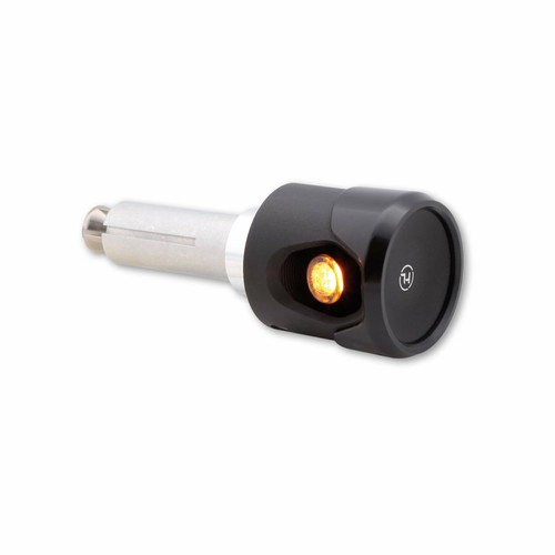 HIGHSIDER 203-0050 Highsider Akron-Flash Barend Turn Signal Pair Black 203-0050