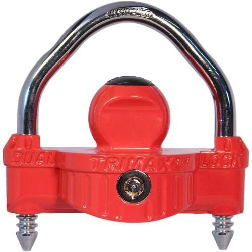 TRIMAX UMAX25D Trimax Coupler Lock - Red - 2 Key Umax25D