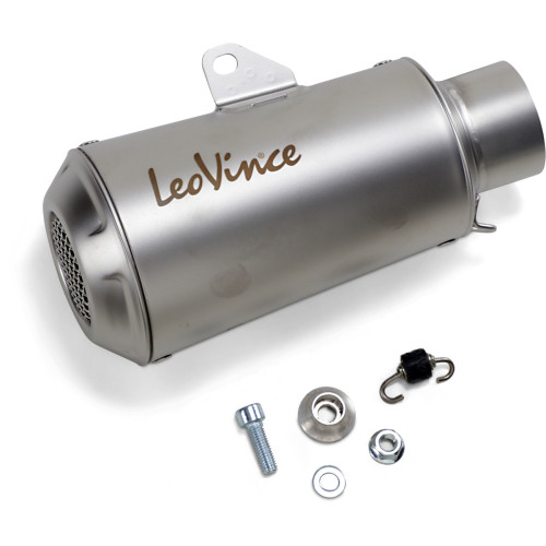 Leovince 54Mm Universal Lv-10 Slip-On Muffler - Stainless Steel 9746U Leovince 54Mm Universal Lv-10 Slip-On Muffler - Stainless Steel 9746U