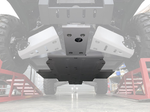 Rival Powersports Usa Skid Plate Alloy Kaw 2444.6918.1