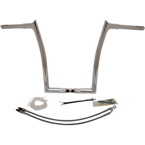 FAT BAGGERS INC. 909316 Fat Baggers Inc. Handlebar Kit - Pointed Top - 16" - Chrome 909316