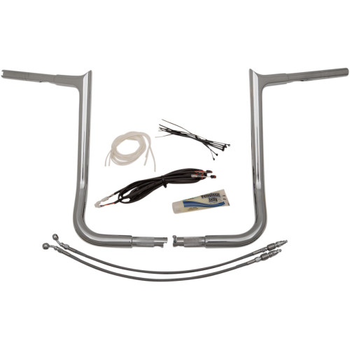 Fat Baggers Inc. Handlebar Kit - Pointed Top - 16" - Chrome 909216