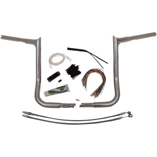 Fat Baggers Inc. Handlebar Kit - Pointed Top - 14" - Chrome 909114