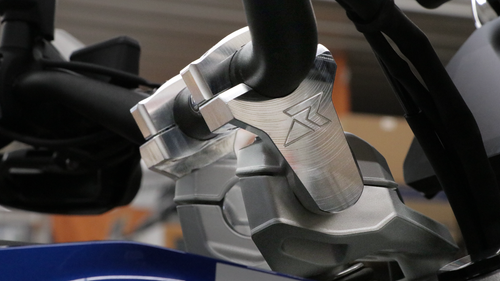 Rox Pivoting Bar Riser 2.4In Silver Bmw 1R-P13Gs