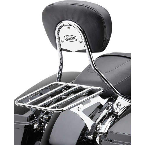 COBRA 6022012 Cobra Detachable Backrest - Chrome 602-2012