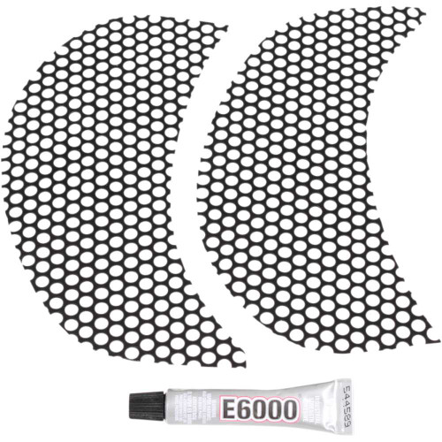 KLOCK WERKS KWS010368B Klock Werks Fairing Vent Screen - Round Kws-01-0368-B