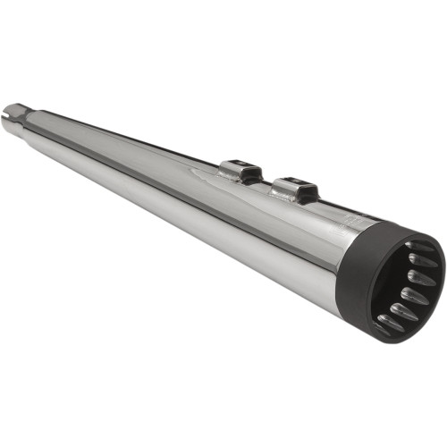 Bassani Xhaust Dnt Megaphone Muffler - Chrome/Black - '95-'16 Fl 1F57Dnt5