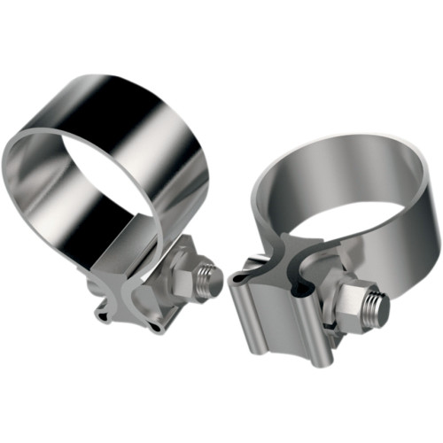 Khrome Werks Exhaust Clamp - Stainless Steel - 1-3/4" 203030 Khrome Werks Exhaust Clamp - Stainless Steel - 1-3/4" 203030