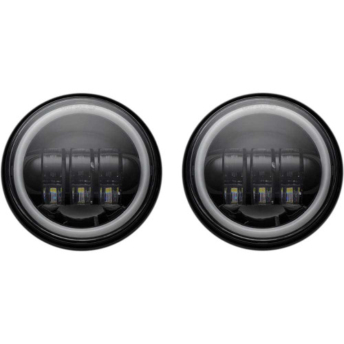 CUSTOM DYNAMICS CD45B Custom Dynamics 4.5" Passing Lamp - With Halo - Black Cd-45-B