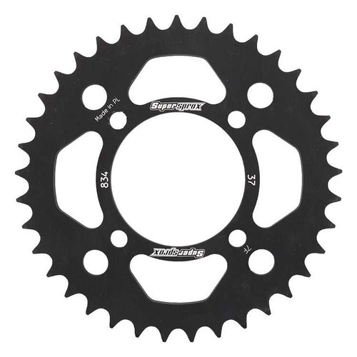 Supersprox RAL-834-37-BLK Supersprox Rear Sprocket Aluminum 37T-420 Blk Yam Ral-834-37-Blk