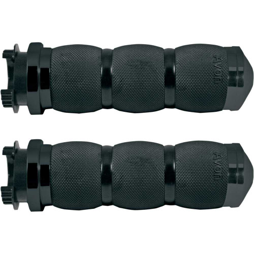 AVON GRIPS MTAIR90ANO Avon Grips 3-Ring Air Cushioned Grips - Touring - Anodized Mt-Air-90-Ano
