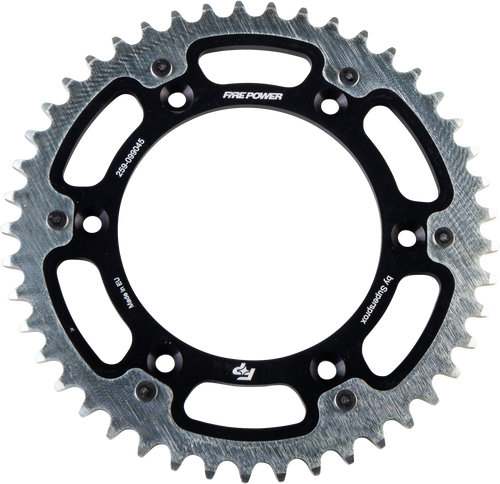 Fire Power FPH-990-45-BLK Fire Power Rear Sprocket Hybrid 45T Blk/Sil Fph-990-45-Blk