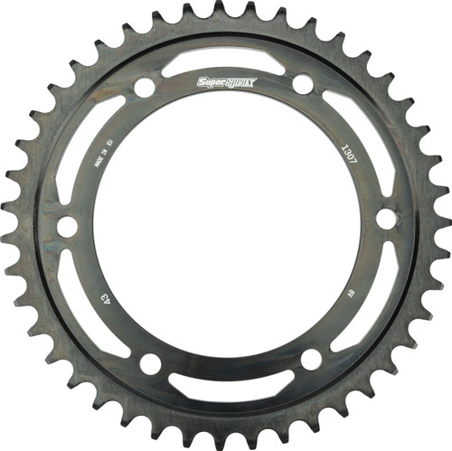 Supersprox RFA-1307-43-BLK Supersprox Rear Edge Sprocket Steel 43T-525 Blk Hon Rfa-1307-43-Blk