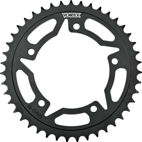 VORTEX 452AS-43 Vortex Rear Sprocket Steel 43T-520 Blk Kaw 452As-43