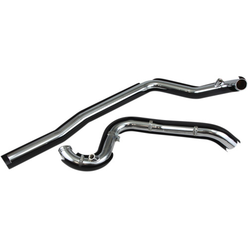 Cobra True Dual Headpipes - Black - '07-'08 Fl 6251Rb
