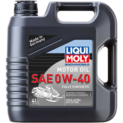 LIQUI MOLY 20150 Liqui Moly Snowmobile Synthetic Oil - 0W-40 - 4 Liter 20150