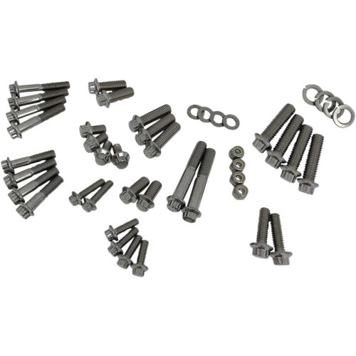 FEULING OIL PUMP CORP. 3062 Feuling Oil Pump Corp. Fastener Kit - Chassis/Trim - 12-Point/Dress-Up - M8 Road Glide 3062