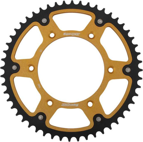 Supersprox RST-990-52-GLD Supersprox Rear Stealth Sprocket Alu/Stl 52T-520 Gld Hus/Husq/Ktm Rst-990-52-Gld