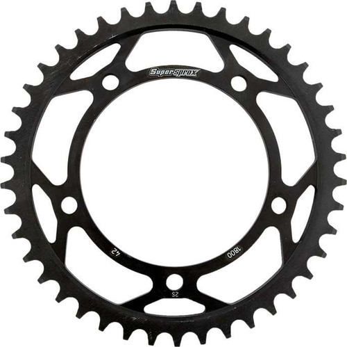 Supersprox RFE-1800-42-BLK Supersprox Rear Sprocket Steel 42T-530 Blk Suz Rfe-1800-42-Blk