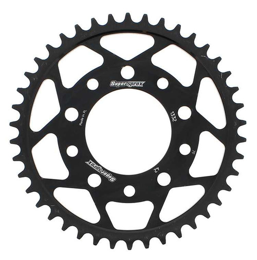 Supersprox RFE-1332-42-BLK Supersprox Rear Sprocket Steel 42T-525 Blk Hon/Tri Rfe-1332-42-Blk