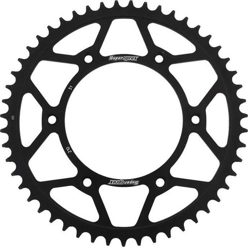 Supersprox RFE-210-51-BLK Supersprox Rear Sprocket Steel 51T-520 Blk Hon Rfe-210-51-Blk
