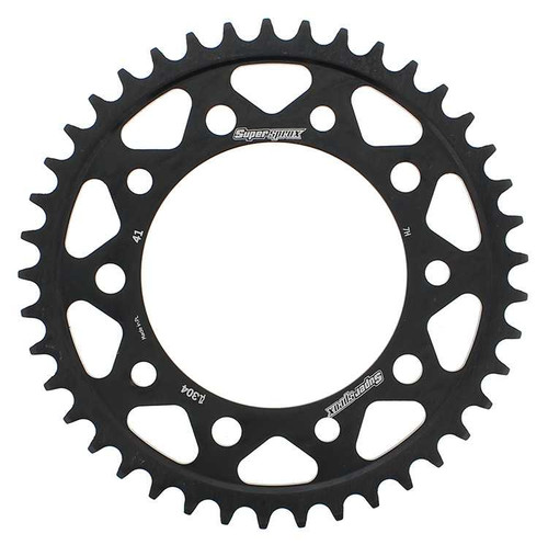 Supersprox RFE-1304-41-BLK Supersprox Rear Sprocket Steel 41T-525 Blk Hon/Yam Rfe-1304-41-Blk