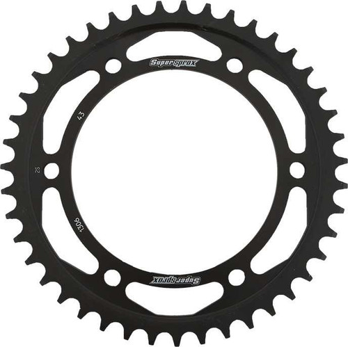 Supersprox RFE-1306-43-BLK Supersprox Rear Sprocket Steel 43T-530 Blk Hon Rfe-1306-43-Blk