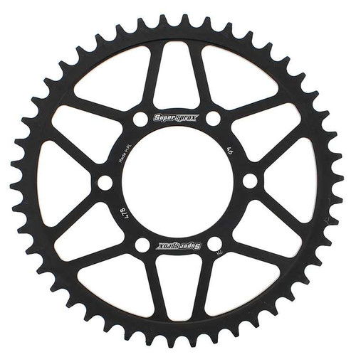 Supersprox RFE-478-46-BLK Supersprox Rear Sprocket Steel 46T-520 Blk Kaw Rfe-478-46-Blk