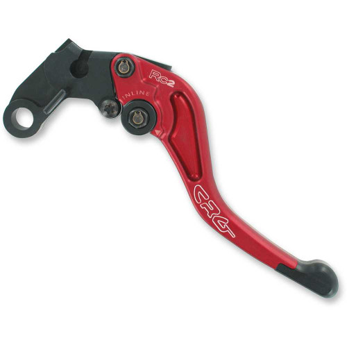 CRG 2AN614HR Crg Clutch Lever - Rc2 - Short - Red 2An-614-H-R
