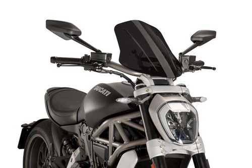 Puig 8922F Puig Windscreen Naked New Gen Sport Dark Smoke Duc 8922F