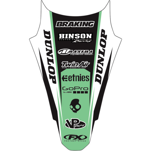 Factory Effex Rear Fender Graphic - Kx 250F/450F 19-32132