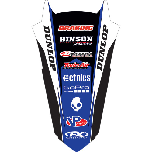 Factory Effex Rear Fender Graphic - Yz 250F/450F 17-32232