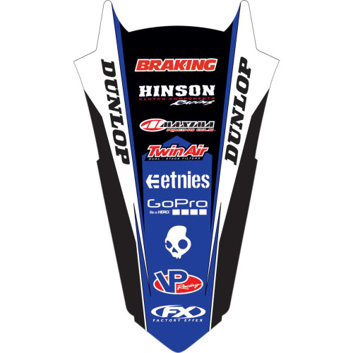 FACTORY EFFEX 1732232 Factory Effex Rear Fender Graphic - Yz 250F/450F 17-32232