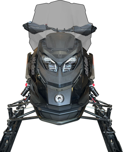 Powermadd Cobra W/S Tall Clear 21" W/ Blk Fade 13740