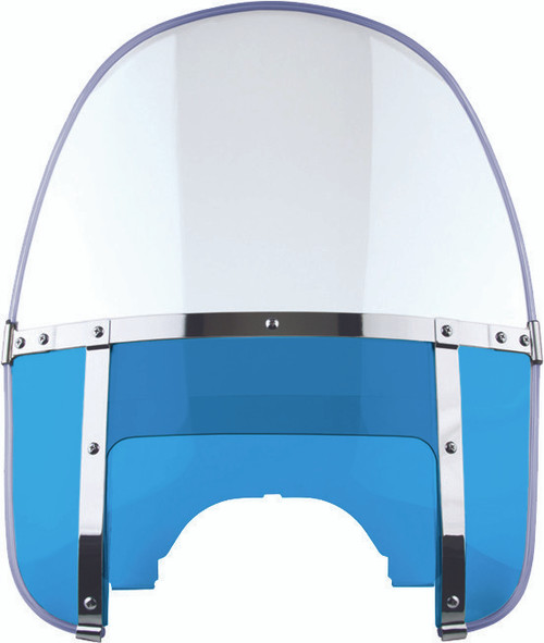 National Cycle Heritage Beaded Windshield Blue Adjustable Window N2237