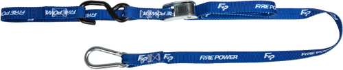 Fire Power 1" Tie-Down Soft-Tie Blue 2/Pk 29-13033