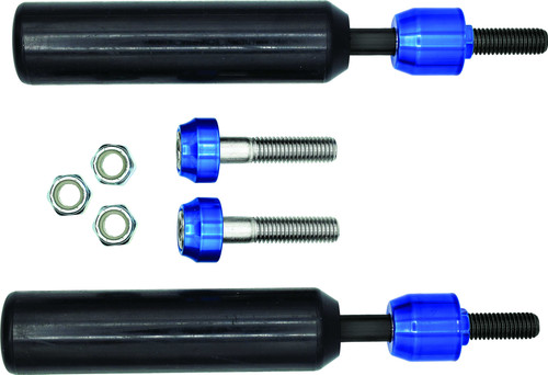 Santoro Fabworx SF50004 Santoro Fabworx Shock Mount Sliders Blue Dyna 09-17 Sf50004