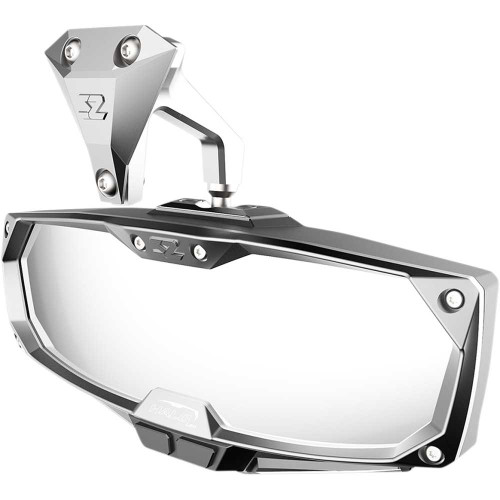 SEIZMIK 5618022 Seizmik Mirror - Halo R - Rear View W/Led Cabin Light - Rectangle - Silver W/Silver Bezel - Can Am X3 56-18022