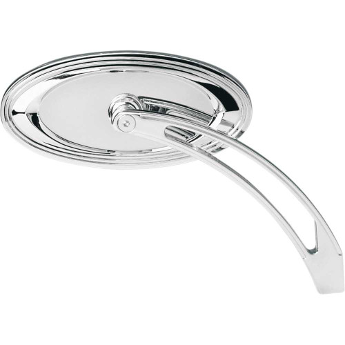ARLEN NESS 13044 Arlen Ness Mirror - Side View - Stepped - Oval - Chrome 13-044