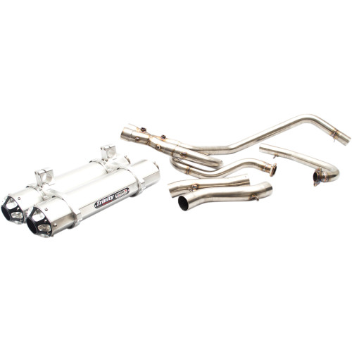 Trinity Racing Dual Exhaust - Aluminum Tr-4112D Trinity Racing Dual Exhaust - Aluminum Tr-4112D