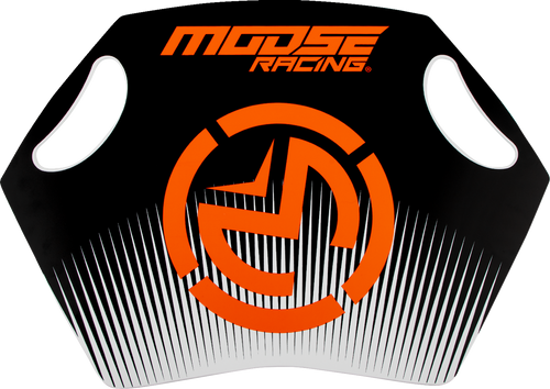 MOOSE RACING 8982600005 Pit Board - Black/Orange 8982600005