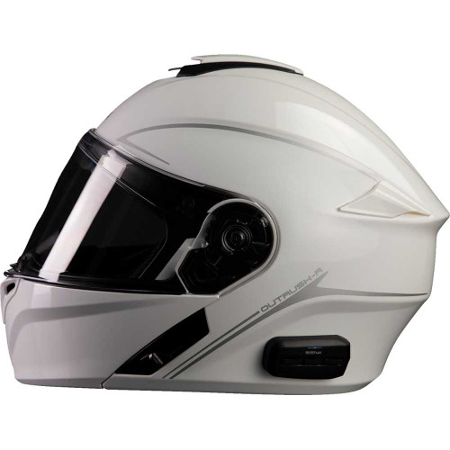 SENA OUTRUSHRGW00M3 Sena Outrush R Helmet - White - Medium Outrushr-Gw00M3