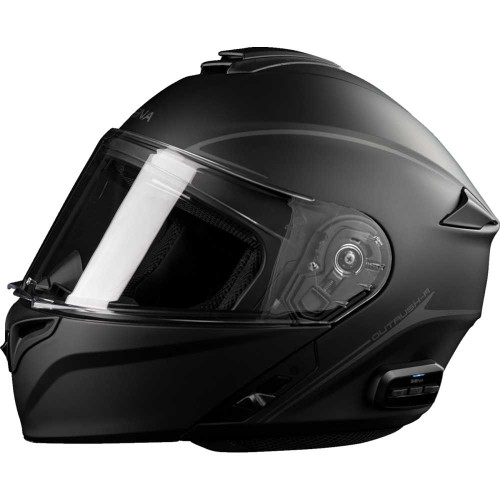 SENA OUTRUSHRMB00S3 Sena Outrush R Helmet - Black - Small Outrushr-Mb00S3