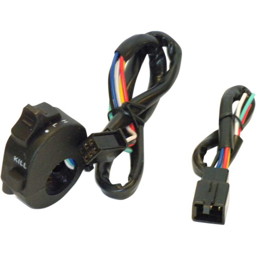 K&S TECHNOLOGIES 120050CN K&S Technologies Headlight/Kill Switch - 6 Pin - 7/8" Handlebars 12-0050Cn