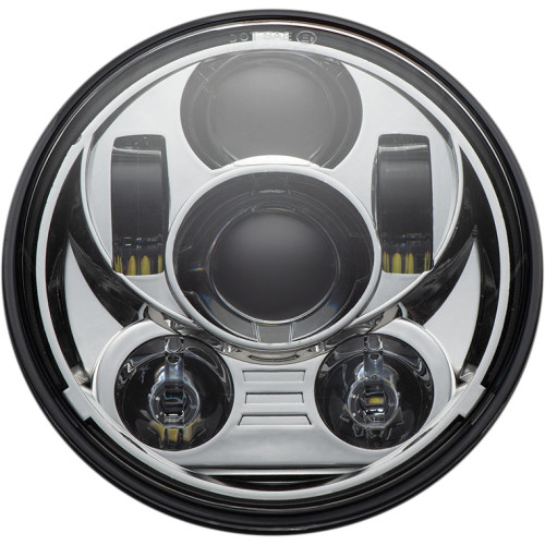 Custom Dynamics Headlamp - 5.75" - Led - Chrome Cd-575-C