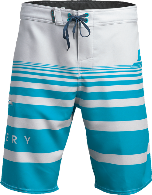 SLIPPERY 3230-0246 Slippery Glide Board Shorts - Gray/Aqua - Us 38