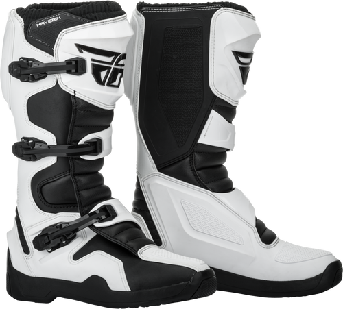 Fly Racing 364-67510 Fly Racing Maverik Boots White/Black Sz 10 364-67510